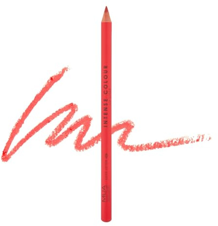 MUA Intense Colour Lip Liner, Love Letter (Pack of 1) | Coral Pink Shade, Soft & Highly Pigmented Formula for Precise Definition, Vegan & Cruelty Free
