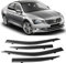 YYlong Windabweiser Regenabweiser für Skoda Superb 2016-2021 Seitenscheiben Regenabweiser Rauch Abgas Luftabweiser Fensterverkleidung Abweiser