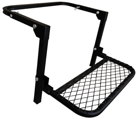 Milageto Marchepied pour Pneu crevé, Robuste et Pliable, en Fer antidérapant, pour Voiture, Camping-Car, SUV