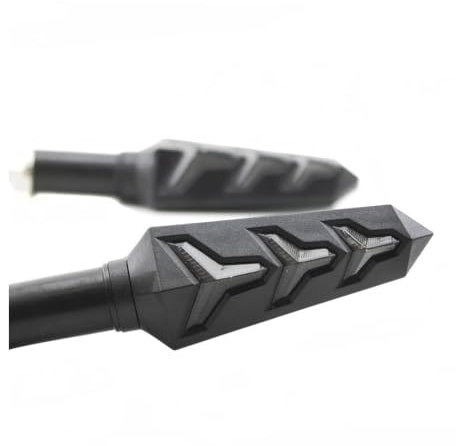 YULEGUDI Motorrad Blinker Für Kawasaki Für Z400 Z650 Z650RS Z750 Z750S Z800 Z900 Z900RS Z1000 SX Blinker Anzeige Vorne Hinten Sequentielle Licht Pfeil