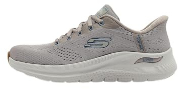 SKECHERS ARCH FIT 2.0-LESTUR Herren Beige Sneaker Wanderschuhe Herren, beige, 48.5 EU