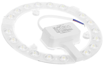 Homoyoyo Runde LED Deckenleuchte mit Magnetische Wandleuchten LED Rundlampenersatz für Wohnzimmer und Flur Einfache Montage Weiß Zufälliger Stil