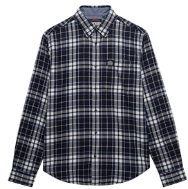Superdry Herren Langärmliges Baumwoll-Holzfällerhemd