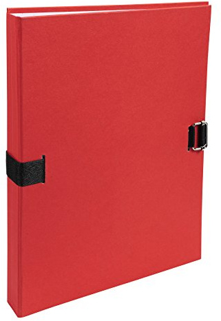 Exacompta Dehnfalttasche Recyclingpapier Forever A4 13 cm Rot