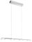 EGLO LED Pendelleuchte Cartama, 4 flammige Hängelampe modern, Hängeleuchte aus Metall und Kunststoff, Esstischlampe in Chrom, Klar, Satiniert, Wohnzimmerlampe hängend, runde LEDs warmweiß