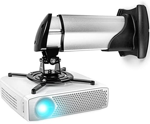 Duronic PB010XM Supporto universale per proiettore 15kg estendibile da 385mm a 600mm montaggio parete/muro staffa videoproiettore per casa ufficio sale riunioni