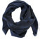 Rotfuchs® Schal Webschal Jacquard modisch blau schwarz 100% Wolle (Merino) R-626