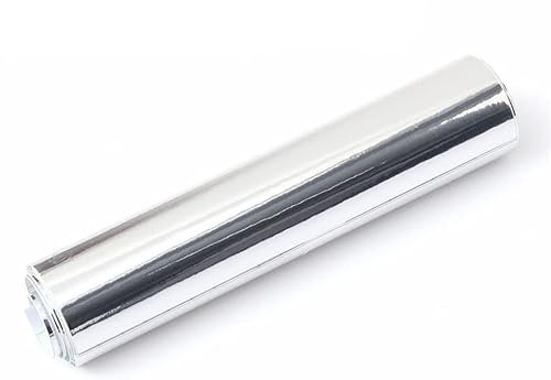 WDragon - Film autocollant de voiture en vinyle, couleur argent chromé, effet miroir