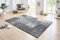Hanse Home Teppich Kirie – Patchwork Teppich Kurzflor Modern Vintage Design Teppiche für Esszimmer, Wohnzimmer, Kinderzimmer, Flur, Schlafzimmer, Küche – Grau Creme 80x150cm