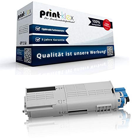 Print-Klex Tonerkartusche kompatibel für Oki C532DN C542DN MC563DN MC573DN 46490608 C532 Black Schwarz - Office Pro Serie