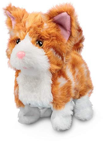 Ginger Kitten Süßes roothariges Kätzchen/Kuschelige Katze/Läuft und miaut (Elektronisches Spielzeug mit Funktion)