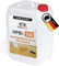 Home Profis® glänzender Garagenboden Flüssigkunststoff inkl. Chips & Walze (50m²) | Über 30 Farben | Bodenfarbe Innen | 2K Epoxidharz Bodenbeschichtung | RAL 7001 Silbergrau | HPBI-500