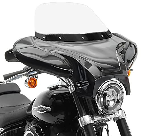 Carenado Batwing con Parabrisas Compatible para Motos Custom con Kit de Montaje