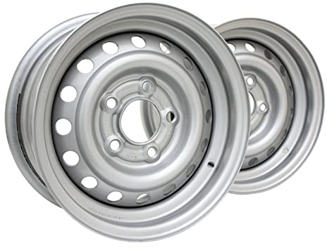 Trailerparts4u 2X Anhänger Felge Stahl 6J x 13 112x5 ET30 950KG ML 67 Tragkraft Wohnwagen Rad