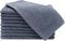 ZOLLNER 10er Set Gästehandtücher - kleine und Flauschige Handtücher in 30x50 cm - waschbar bis 60°C - Baumwolle - in grau - Hotelqualität - Oeko Tex® Zertifiziert
