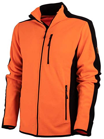 FORSBERG Bjarkir Fleecejacke Herren - warme Outdoor-Jacke mit hoher Sichtbarkeit, ideal für Freizeit, Garten- und Waldarbeit