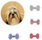 4 x Diamant-Haarspange für Hundeknochen, Prinzessinnen-Haarschmuck, Katzen- und Hundezubehör, geeignet für langhaarige Hunde