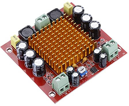 Surebuy Amplifier Board, Mono Channel Digital Amplifier Board High Output Power TDA3116D2 12V-26V Power Amplifier Board with 150W Output Power for Square Speakers