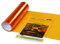 iSpchen Auto Scheinwerfer Folie Rückleuchten Nebelscheinwerfer Tönungsfolie Selbstklebende Vinylfolie Auto Dekoration Folie Aufkleber,30cm*100cm,Orange