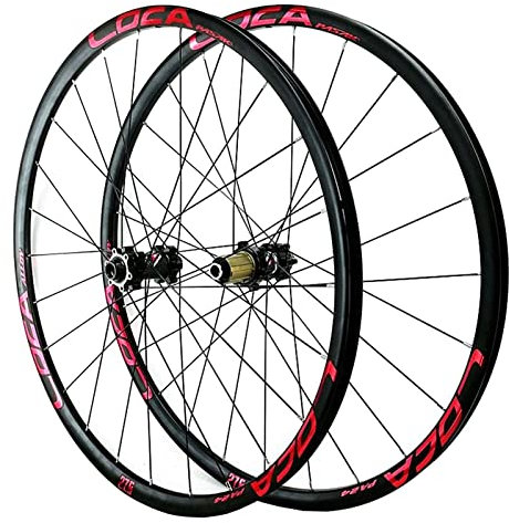 lkpqdwqz MTB Laufrad 26 27,5 29 Zoll Ultralight Rim Thruaxle Mountainbike Laufradsatz Scheibenbremse 7 8 9 10 11 12-Fach Kassettenfreilauf 24 Loch Matt