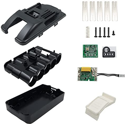 5-Cell 21700 18V 20V Battery Case Parts Cover Replacement for Makita BL1845 BL1860 LXT Series, Battery Repair DIY Kit(No Battery Cell Included)