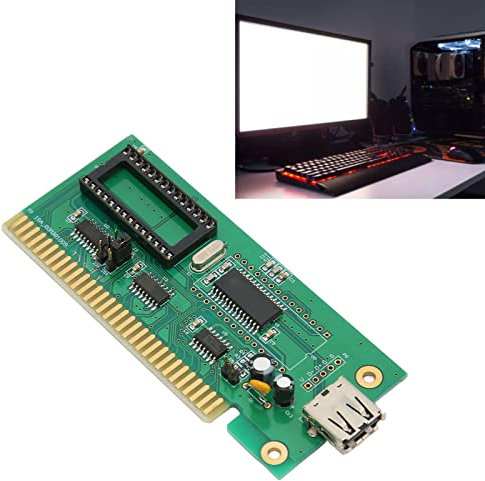 ISA zu USB Karte, PCB ISA zu USB Adapterkarte Unterstützt Hot Swap fähige U Festplatte, ISA zu USB Adapterplatine für Win 3.X für Win 95 98 ME, ISA zu USB Karte für Industrielle