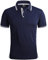 SwissWell Poloshirt Herren Kurzarm Atmungsaktiv Golf Tennis Sport Polo Shirts Sommer Freizeit T-Shirt Blau und weiß XL