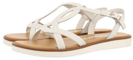 GIOSEPPO Sandalias Blancas DE Piel con Tiras para Mujer Cornualles