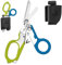 Emergency Shears mit Strap Cutter und Glass Breaker Faltbare Scherenzange aus Edelstahl, Outdoor Camping Rescue Scissors Tools