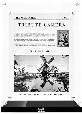 ALiquid Acryl Vitrine für Lego Kamera 43230, 3MM Acryl Schaukasten für Lego 43230 (NICHT Enthalten Klemmbausteine Set) (Inkjet)