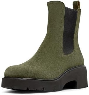 Camper, Milah, Women Mid boot, Dark Green, 40, (EU)