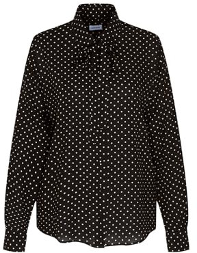 Seidensticker Damen Fashion-Bluse Bluse, Schwarz, 42 EU