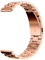 OcioDual Cinturino per Orologio Cinturino in Metallo Acciaio Inossidabile Colore Oro rosa Cinturino Smartwatch da 16mm Orologio Uomo, Cinturino Orologio, Smartwatch Uomo Universali