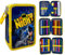 CARTOON Astuccio multiscomparto 3 zip Batman per la scuola completo 44 pezzi penne matite colori pennarelli giotto