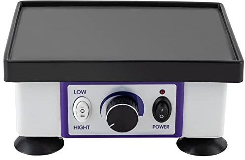 Gipsrüttler Rüttelplatte, Dental Oszillator Dentalrüttler 120W 220V, Gips Rüttelplatte Klein Rüttler, Rechteckig Vibrator Shaker, Dental Lab Ausrüstung für Zahnärzte 20.7 * 10.5 * 9.4cm