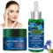 Gesichtsserum+Face Cream,Hyaluron Serum mit Edelweiß und Alpenrose,Blauer Enzian Serum,Bio Festigende Tagespflege,Für Alle Hauttypen Geeignet