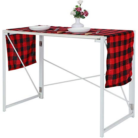 Yctze Chemin de Table de Noël, 39 X 175 Cm, Chemin de Table à Motif écossais Rouge, Décorations de Table de Noël, Décoration de Fête du Nouvel an, Chemin de Table de Noël à Carreaux