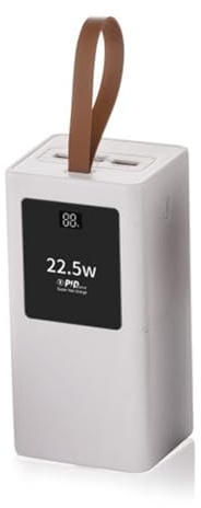 Illkjasfc Chargeurs amovibles de 22,5 W - Noyaux en polymère personnalisables - Double entrée - Charge rapide - Compact avec protections contre les surcharges - Plusieurs interfaces de charge portable