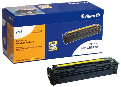 Pelikan 1216 Toner-Modul ersetzt HP CB542A, 1400 Seiten, gelb