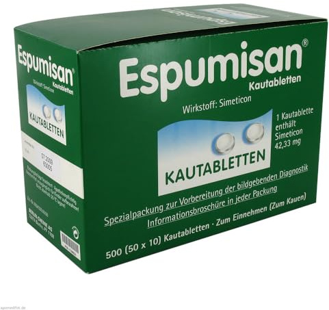 Espumisan Kautabletten, 500 St. Tabletten