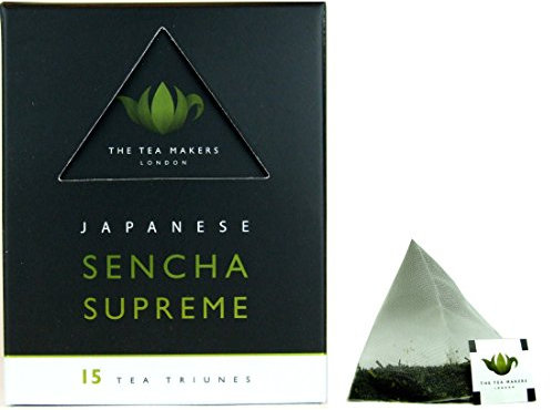 The Tea Makers of London Japanese Sencha Green Triune Teabags - 20 Tea Bags