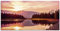 ARTland Wanddeko Glasbilder Wandbild Glas Bild einteilig 100x50 cm Querformat Natur Landschaft Wald See USA Amerika Grand Teton Sonnenuntergang S5YA
