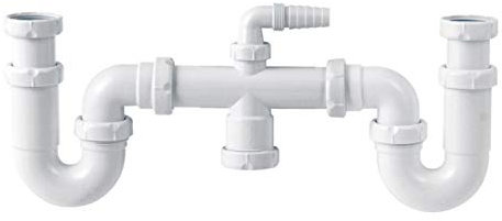 Jimten s-30 - Sifon curvo doble extensible s30 orientable 1.1/2