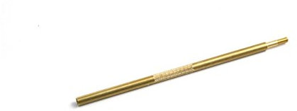 Niebling Putzstock zur Waffenpflege aus Messing mit M4-Innengewinde mit Einführhilfe (EFH) - Verlängerung