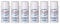 Noxzema Shaving Foam Cream - Jabón de espuma de afeitar (6 unidades, 300 ml), color blanco