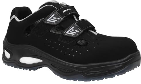 ELTEN Ethan Easy ESD S1 | Sicherheitsschuhe für Damen & Herren, Kunststoffkappe, leicht, atmungsaktiv, Gr. 40