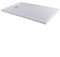Milano Lithic White Low Profile Rectangular Shower Drying Tray - 1600mm x 800mm