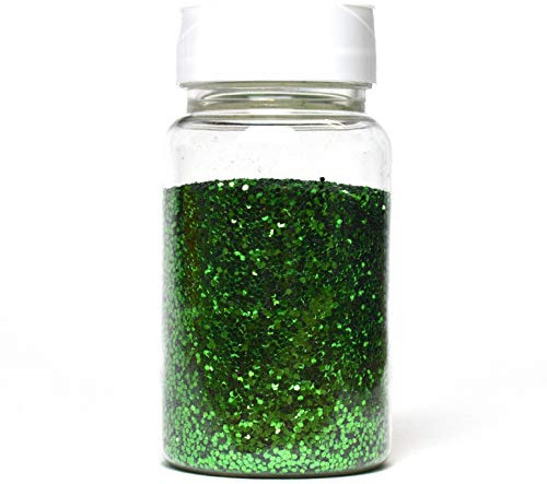 Glitterexpress PVC Glitter, Green, 60g