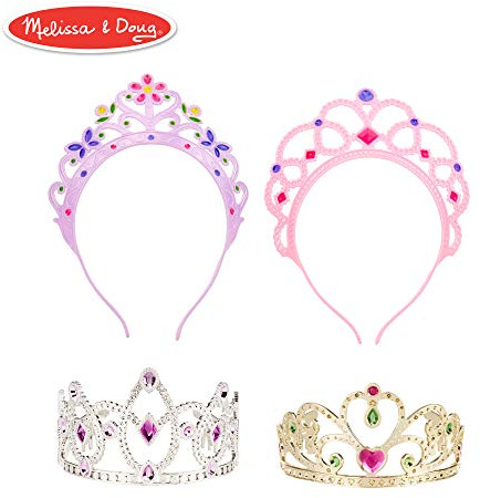 Melissa & Doug Dress-Up Tiaras Role Play Collection | Pretend Play | Role Play | 3+ | Gift for Boy or Girl