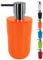 Spirella Seifenspender Flüssigseifen-Spender, Fassungsvermögen 7,5 x 7,5 x 16,5 cm - 300ml - Orange